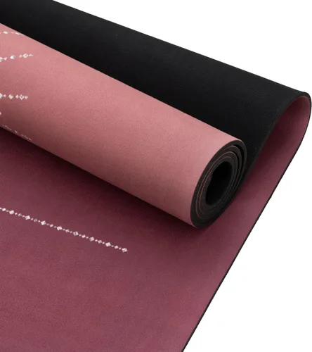 Vista 5 de Yvonne Solstice Harmony - Alfombrilla de yoga de viaje, ultra fina, 1/16 de pulgada, ligera, plegable y antideslizante para viajes y hogar, goma