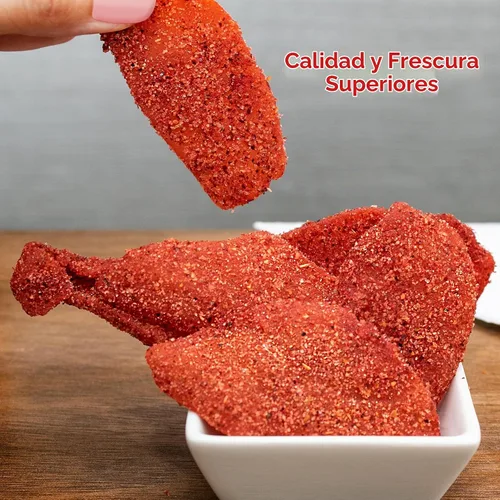 Vista 7 de Balmoro Mango deshidratado picante (8.8 onzas), rodajas de fruta de mango deshidratado picante, fruta seca de chile y mango, mango seco con chile