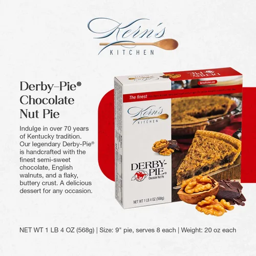 Vista 3 de Pastel derby, pastel de frutos secos y chocolate, de la marca Kern's Kitchen