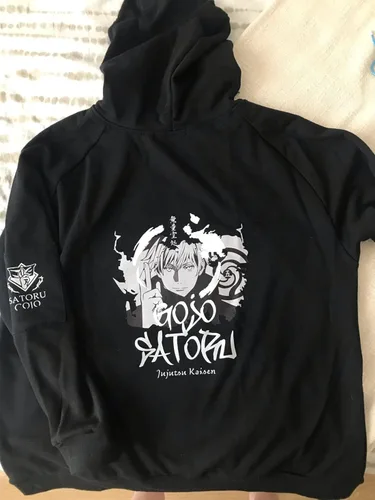 Vista 6 de BICOPU Anime Jujutsu - Sudadera con capucha para hombres y mujeres, chaqueta con capucha Fushiguro Megumi Cosplay Satoru Sudaderas
