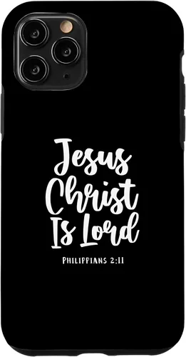 Vista 10 de iPhone 15 Jesús es el Señor Filipenses 2:11 Fe Versículo de la Biblia