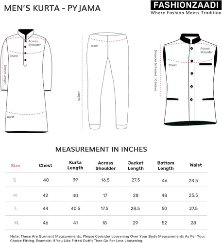 Vista 2 de Indian Ethnic Kurta Set For Men Waist Coat - Traditional Wedding Outfit - Kurta Pajama Set For Men With Nehru Jacket