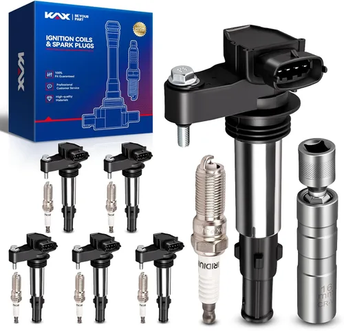 Vista 130 de Bobina de encendido KAX UF434 1 paquete Compatible con Impala, Equinox, G6, Malibu, Silverado 1500, Uplander, Torrent, Lucerne, Express 1500, Sierra