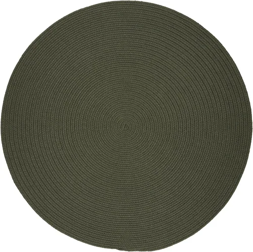 Vista 63 de Tapete de interior/exterior, diseño texturado trenzado, tapete reversible, Sintético, Musgo verde Verde (Moss Green)