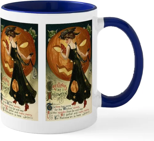 Vista 59 de CafePress Sincere Pumpkin Patch Mug Taza de café de cerámica de 11 oz (11.0 fl oz)