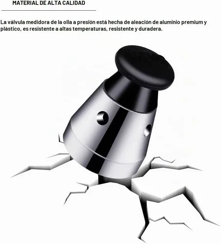Vista 3 de Válvula de jigger de olla a presión, válvula de escape universal de alivio de olla a presión