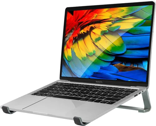 Vista 7 de Thibault Soporte para Laptop para Escritorio - Soporte Ergonómico de Aluminio para Computadora, Elevador de Laptop, Soporte de Refrigeración