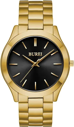 Vista 18 de BUREI Men Watches Gifts for Men Fashion Stainless Steel Analog Quartz Waterproof Watches for Mens
