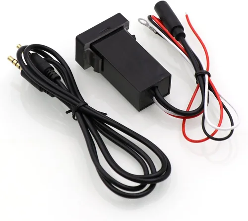 Vista 4 de Timloon Módulo adaptador de música Bluetooth para coche, instalación de panel de salida AUX, uso para Toyota, Camry, Corolla, Yaris, RAV4, Reiz