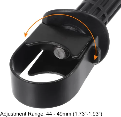 Vista 3 de uxcell Mango lateral ajustable con revestimiento de goma para taladro delantero 0810 martillo eléctrico 2 unids