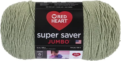 Vista 86 de Red Heart Super Saver Jumbo Ovillo de lana, Amatista
