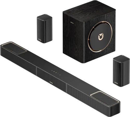 Vista 13 de ULTIMEA Sistema de barra de sonido envolvente de 5.1 canales con Dolby Negro
