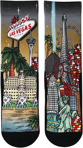 Vista 2 de Las Vegas City Series Rock 'Em Calcetines