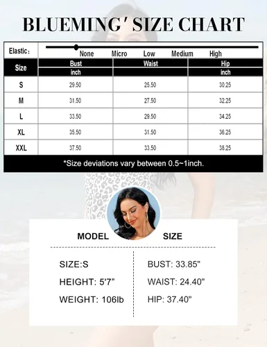 Vista 5 de BLUEMING Trajes de baño de dos piezas para mujer, con control de abdomen, tankini de un hombro con parte inferior de bikini