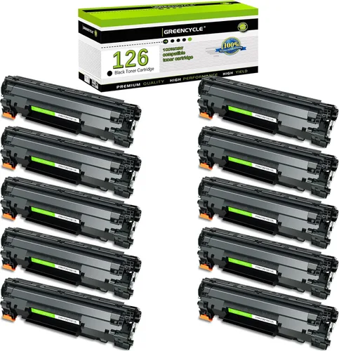 Vista 14 de greencycle Cartucho de tóner de repuesto compatible para impresora Canon 126 CRG-126 CRG126 3483B001 ImageClass LBP6200d LBP6230dw (negro, 1 unidad)