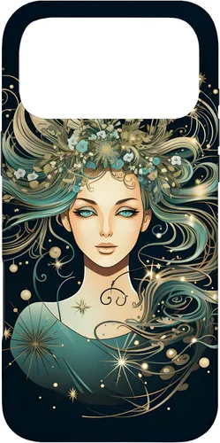 Vista 22 de Virgo Zodiac Sign Horoscope Galaxy Stars Case for iPhone 17