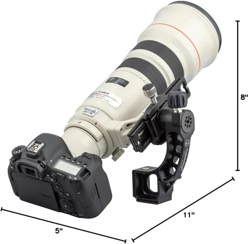 Vista 9 de GT2 Tomahawk v2 - Accesorio de cabeza de cardán para cabeza esférica o bases y monopies