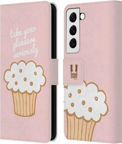 Vista 121 de Head Case Designs Assortment Cupcakes Happiness Leather Wallet Case Compatible with Samsung Galaxy A07 4G Surtido