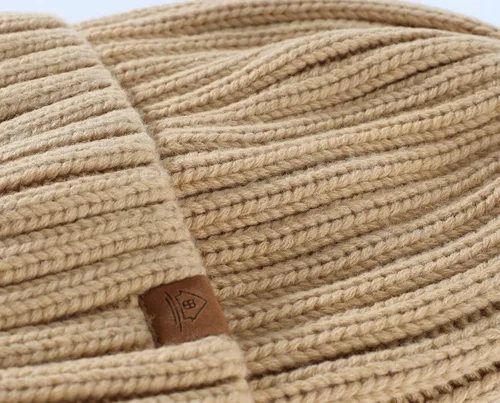 Vista 3 de Home Prefer Gorro de invierno para hombre, gorro de punto de vellón, gorro cálido para hombre y mujer
