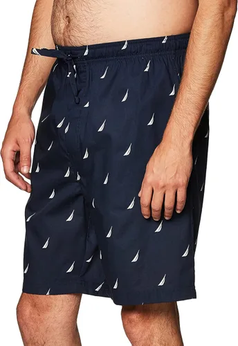 Vista 2 de Nautica - Pantalones cortos de pijama para hombre tejido suave 100 algodón cintura elástica