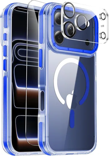 Vista 73 de Funda para iPhone 11, funda magnética con función atril [protección de grado militar] y [compatible con MagSafe], funda protectora delgada