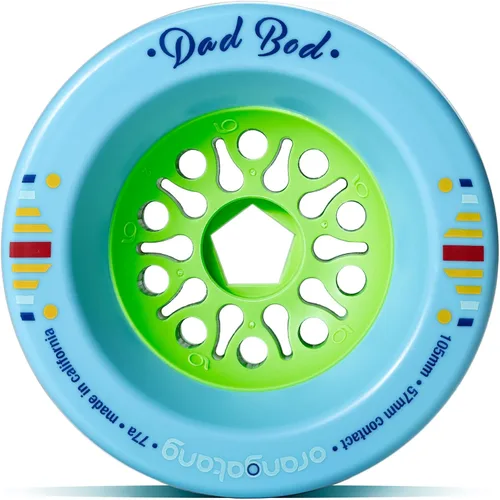 Vista 3 de Orangatang Dad BOD - Juego de 4 ruedas de 4.134 in para crucero, patinetas eléctricas