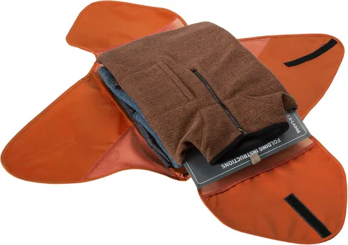 Vista 4 de Eagle Creek Pack-It - Carpeta original para ropa, bolsa de viaje con alas de compresión para maximizar el espacio del equipaje, asa superior