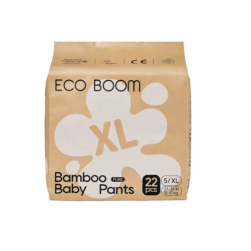 Vista 11 de ECO BOOM Pantalones de entrenamiento para niños pequeños, hipoalergénicos para pieles sensibles, talla 3 (M) adecuado para 13 a 24 libras, 26