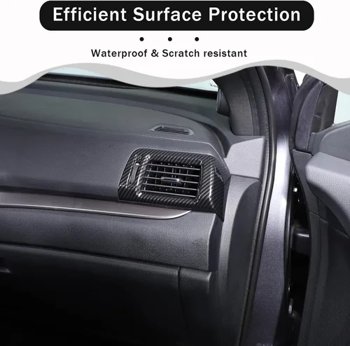 Vista 3 de 2 piezas de marco de ventilación lateral para Honda Pilot 2016-2022/ Ridgeline 2017-2024/ Passport 2019-2024, accesorios de cubierta de salida