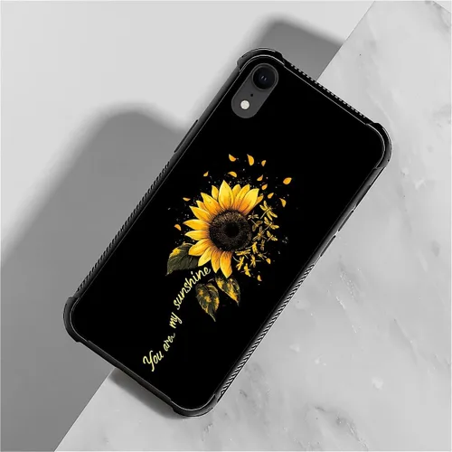 Vista 75 de Funda compatible con iPhone XR, diseño de elefantes africanos para niñas, diseño de patrón a prueba de golpes, antiarañazos, carcasa trasera