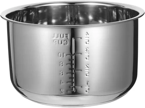 Vista 10 de Operitacx Olla de arrocera interior de 3 tazas/0.5L sin cocinar, olla de repuesto interior antiadherente compatible con olla arrocera de 1.5 L