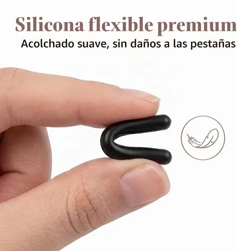 Vista 6 de Compatible con almohadillas de repuesto para rizadores de pestañas Recambios de repuesto de silicona solo aptos para almohadillas de repuesto