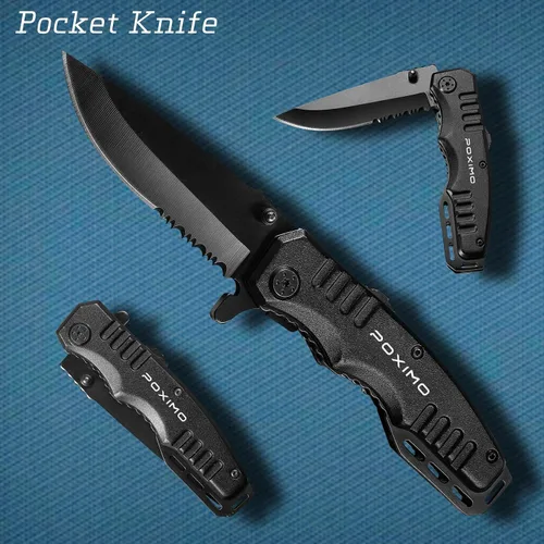 Vista 7 de Juego de regalo multiherramienta para hombres, para papá, él, kit de supervivencia EDC 3 en 1 con alicates múltiples 14 en 1, cuchillo de bolsillo