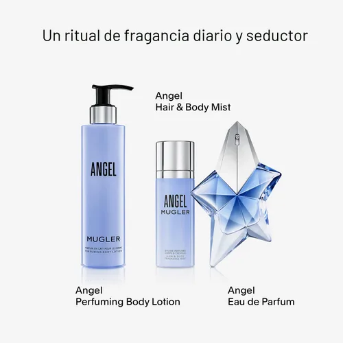 Vista 3 de Mugler Angel Hair & Body Mist Gourmand Womens Fragrance - 3.3 Fl Oz