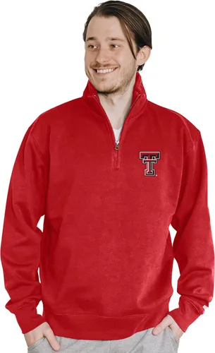 Vista 38 de Blue 84 Sudadera con cremallera de un cuarto para hombre de la NCAA