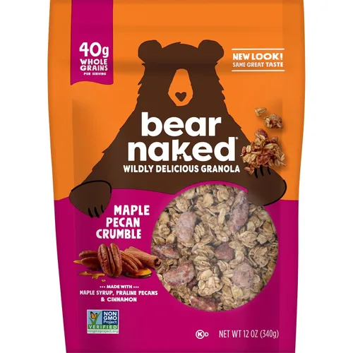 Vista 11 de Bear Naked - Cereal de granola, snacks de desayuno, nueces de arce (6 bolsas)