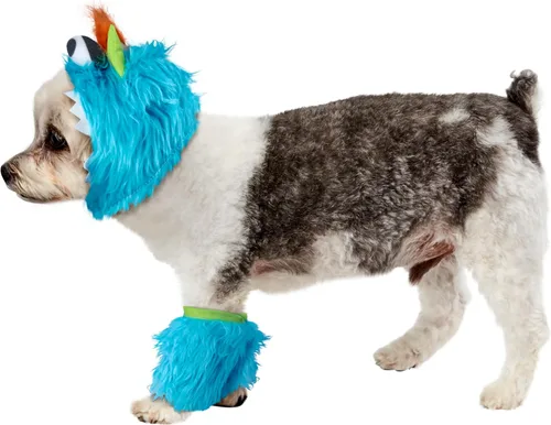 Vista 5 de Rubies Costume Company disfraz de monstruo, para mascota, S, Azul