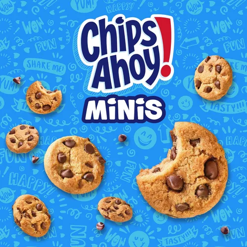 Vista 5 de Mini CHIPS AHOY - Galletas con chispas de chocolate originales, 1 Snak-Sak (8 onzas)