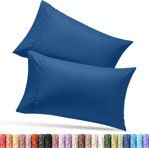 Vista 81 de Utopia Bedding - Juego de 2 fundas de almohada tamaño estándar, con cierre de sobre, tela de microfibra cepillada suave, resistentes al encogimiento