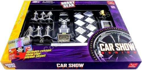 Vista 5 de Juego de accesorios ganadores de trofeos para autos modelo 1/24 de Phoenix Toys