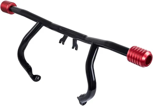 Vista 5 de Advanblack Protector de motor 2009-2026 plano Protek rendimiento delantero alto paso barra de choque para Harley Touring Street Glide Road King Rojo