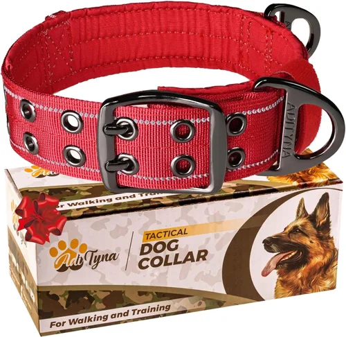 Vista 9 de ADITYNA - Collar de perro resistente con asa, XXL, cuello ajustable de 30 a 36 pulgadas Diseñado exclusivamente para razas de perros enormes como