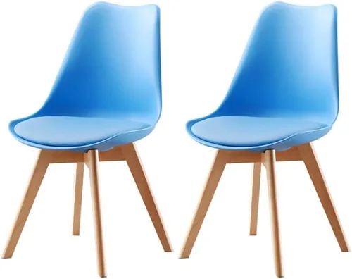 Vista 28 de Sillas de comedor modernas, silla lateral tapizada para el hogar, silla auxiliar para sala de conferencias, silla de comedor, silla de comedor sin