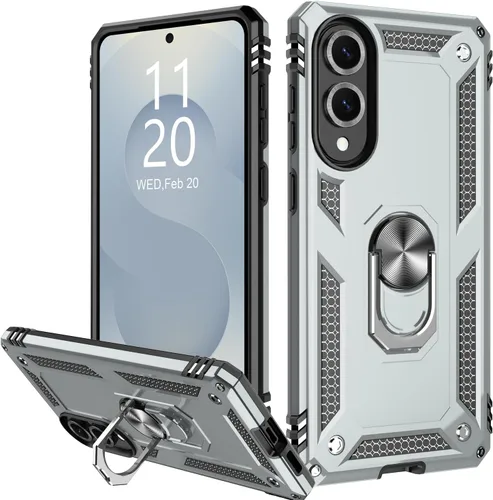 Vista 40 de IKAZZ Funda para Galaxy S21, Grado Militar Resistente a Golpes de Servicio Pesado Cubierta Protectora para Teléfono Pasa Prueba de Caída de 16 pies