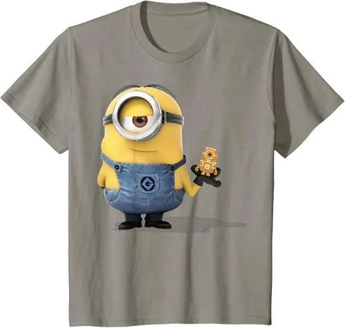 Vista 33 de Camiseta Despicable Me Minions Holding A Ginger Bread Minion Retrato Pequeña
