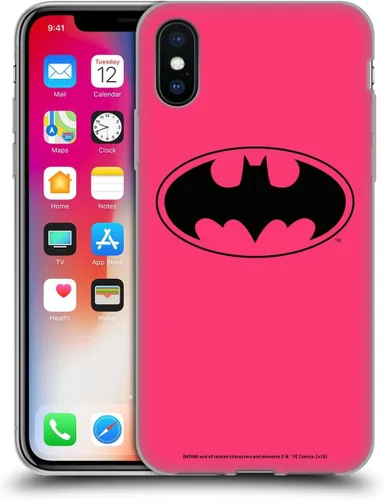 Vista 457 de Head Case Designs Funda de gel con licencia oficial de Batman DC Comics Bat Signal Logos [protección de grado militar] compatible con Apple iPhone 7