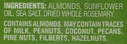 Vista 3 de Trader Joe`s Almendras marcona tostadas y saladas con romero Peso neto 6 oz (170 g)