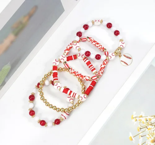 Vista 8 de Ardorchid Pulseras de Halloween para Mujeres Calabaza Fantasma Esqueleto Murciélago Calavera con Cuentas Apilables Elásticas Rugby Acción de Gracias