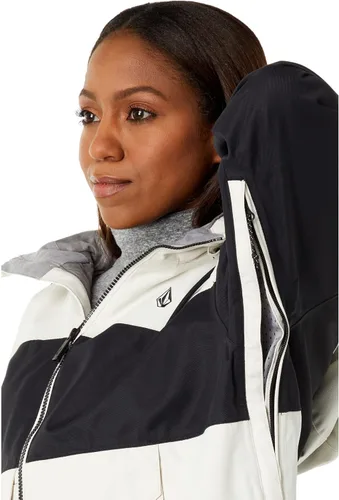 Vista 4 de Volcom Hailyn - Chaqueta estándar de invierno con capucha para mujer