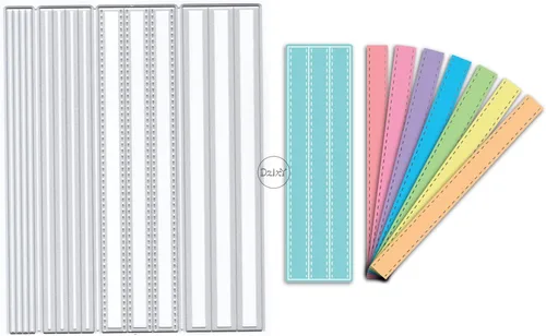 Vista 4 de DzIxY Troqueles de corte de metal con borde de encaje para kit de fabricación de tarjetas, troqueles de papel de relieve, plantillas de máquina de 10